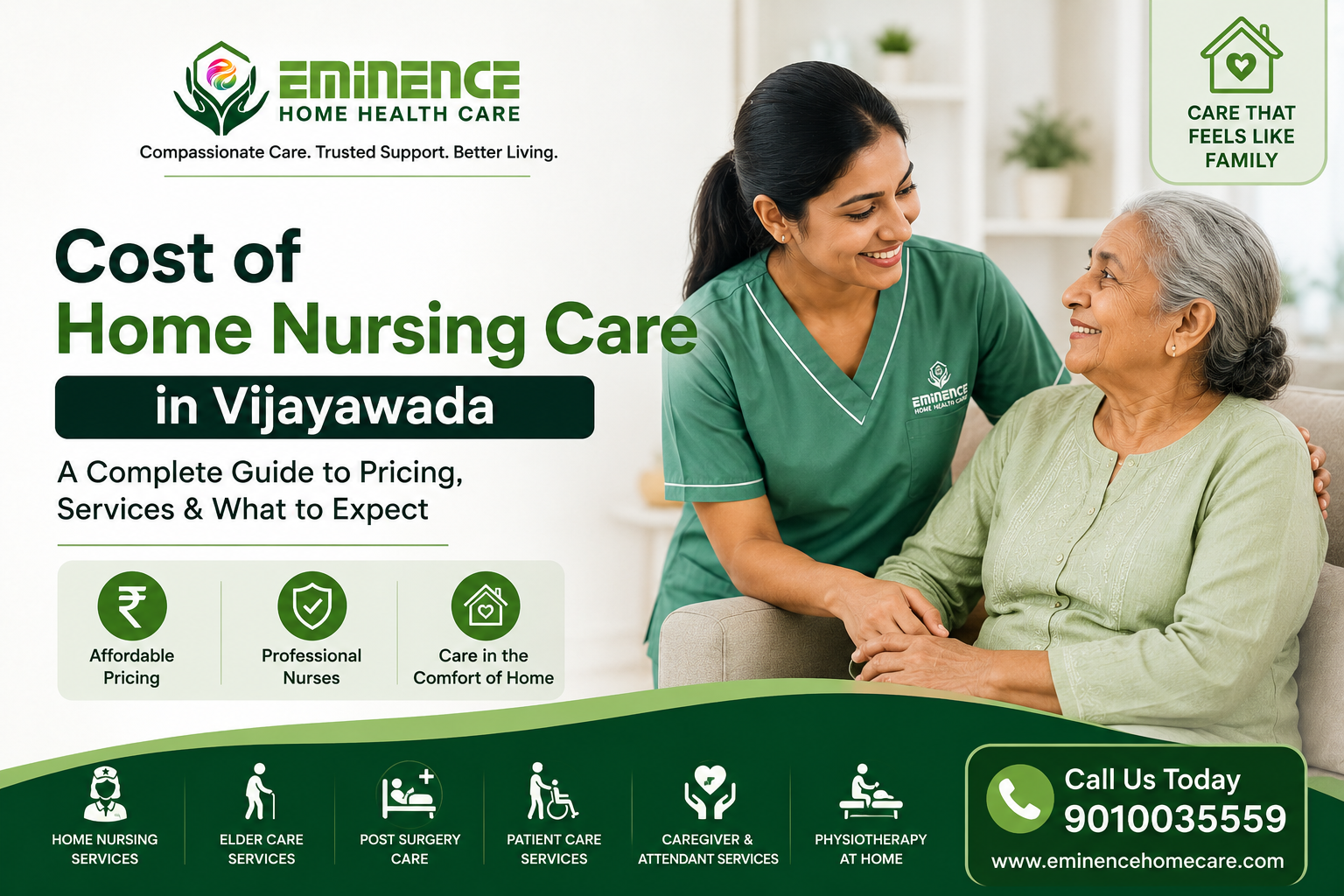Cost Of Home care Services in Vijayawada