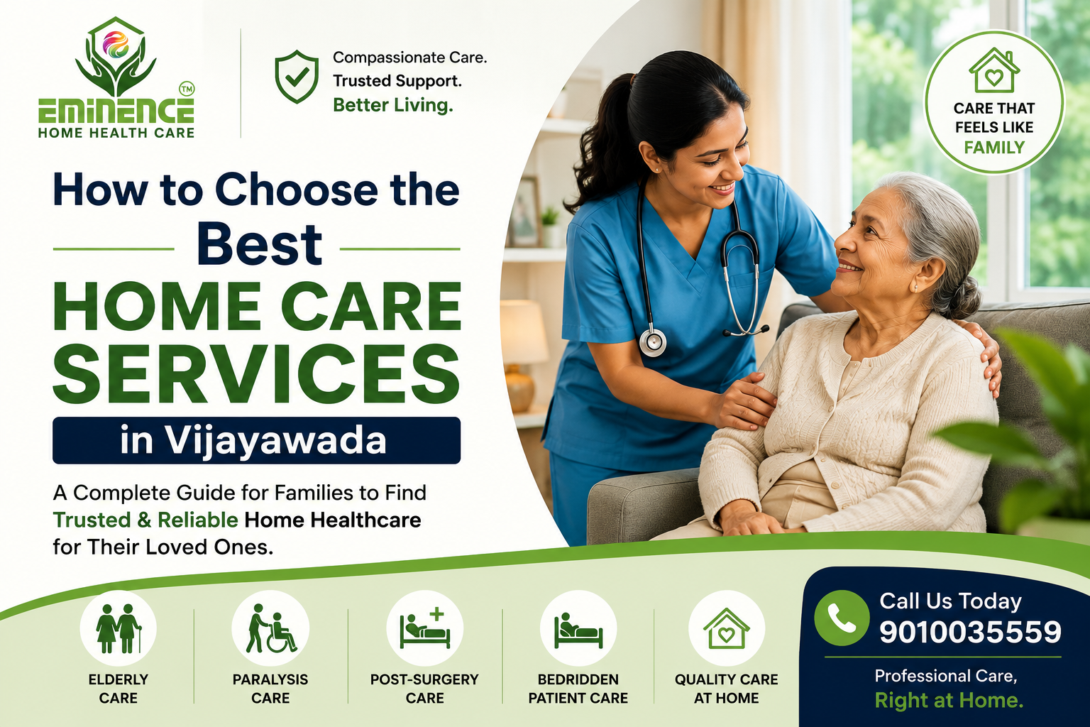 Best Home Care Services in Vijayawada with professional nursing support
